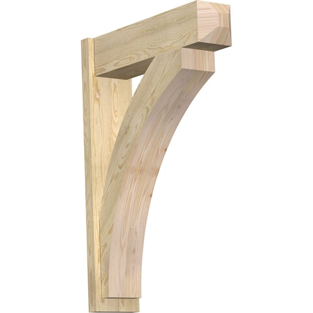 Ekena Millwork Thorton Craftsman Rough Sawn Outlooker, Douglas Fir, 8"W x 30"D x 42"H OUT08X30X42THR04RDF